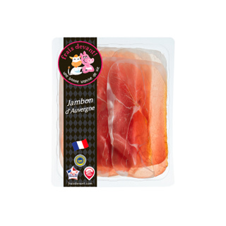 Ham Cured Auvergne Sliced Frais Devant 100gr Pack | Box w/10packs