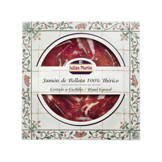 Ham Iberico 100% Bellota Free Range Hand-Cut Gourmet Selection Julian Martin 100gr Pack