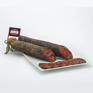 Dry Sausage Iberico Chorizo 100% Bellota Free Range Gourmet Sel. Julian Martin Half Piece 500/600gr