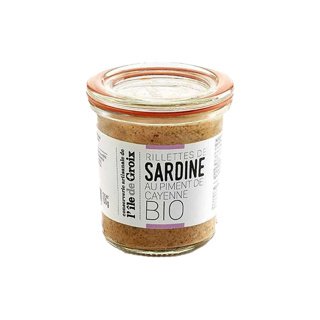 Organic Sardines Rillettes w/Cayenne Pepper Groix & Nature 100gr | per pcs