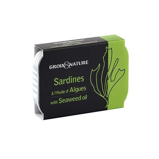 Sardines w/Seaweed Oil Groix & Nature 115gr | per pcs