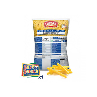 Frozen Fries 7/7 Shoestrings Lutosa 2.5kg Pack | Box w/4pack