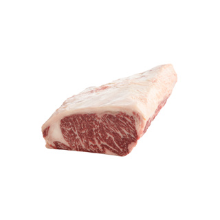 Chilled F1 Wagyu Beef Striploin 1 Rib Icon Mb4/5 Grain-Fed Boneless Halal | Kg