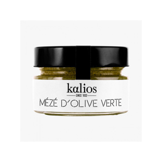 Green Chalkidiki Olive Paste Kalios 90gr Jar | Case w/18jars