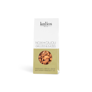 Roasted Salted Cashew Nuts Kalios 100gr | Case w/16units