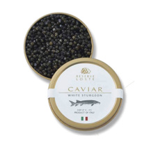 Caviar White Sturgeon Acipenser Transmontanus Italy Reserve Loste Tin 50gr