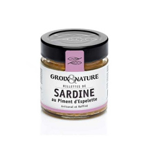Sardine Rillettes w/Espellette Pepper Groix & Nature 100gr  | per pcs
