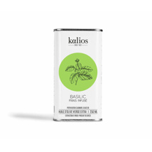 Basil Freshly Infused Olive Oil Kalios 250ml Bottle